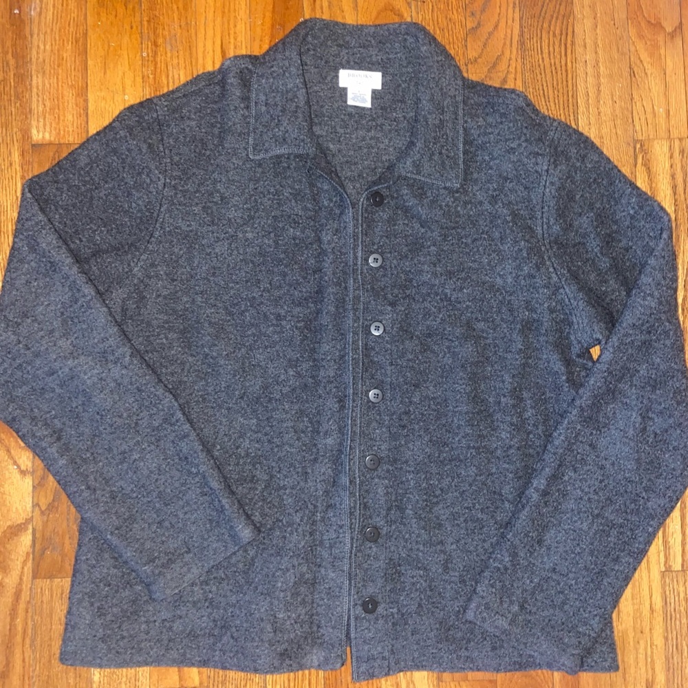 Brooks Brothers 346 100% Merino Wool button coat